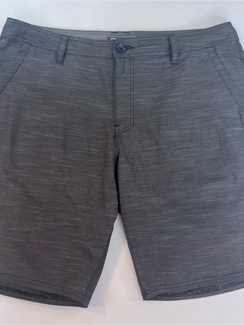 O'Neill Men's Charcoal Gray Flat Front Shorts